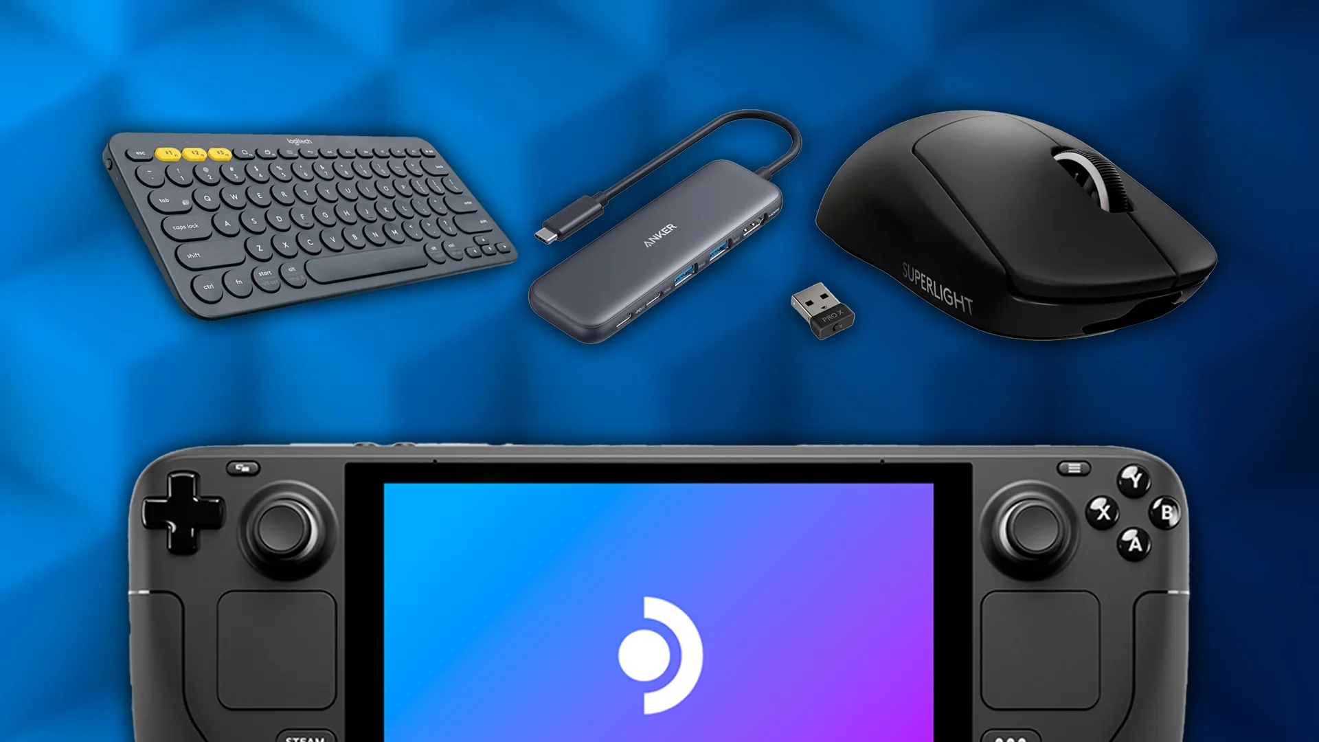 How to connect a Mouse and Keyboard to Steam Deck
