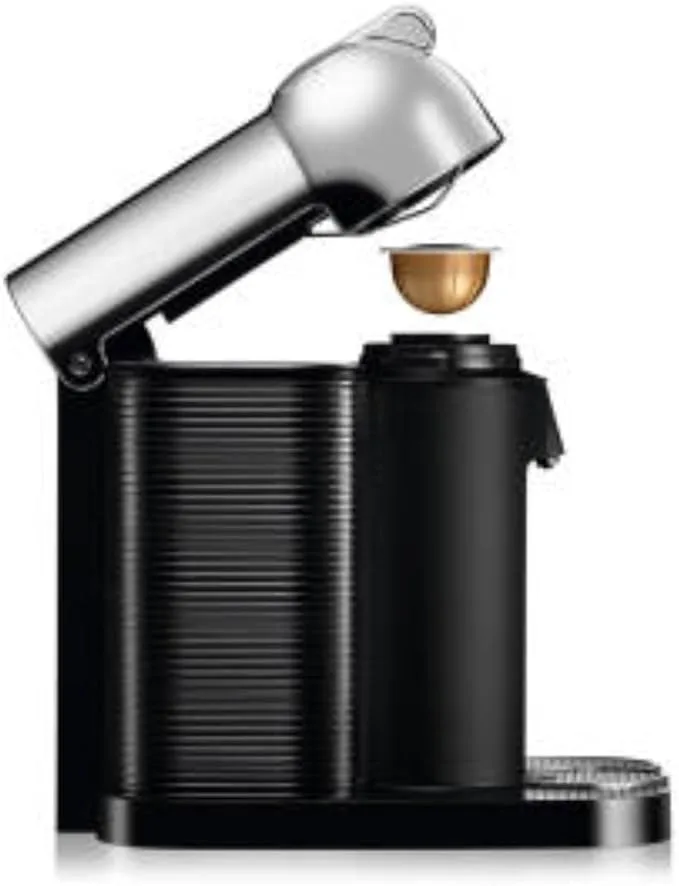 Nespresso Vertuo Coffee and Espresso Maker by Breville, Chrome with Aeroccino Milk Frother: Home & Kitchen